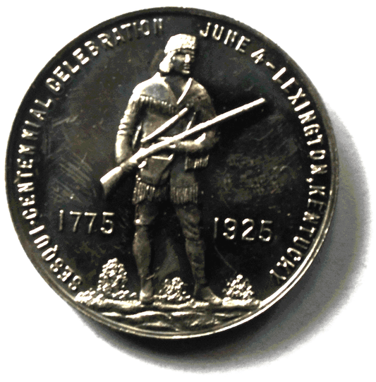 Lexington Concord Kentucky 1925 Whitehead Hoag BU Medal 32mm