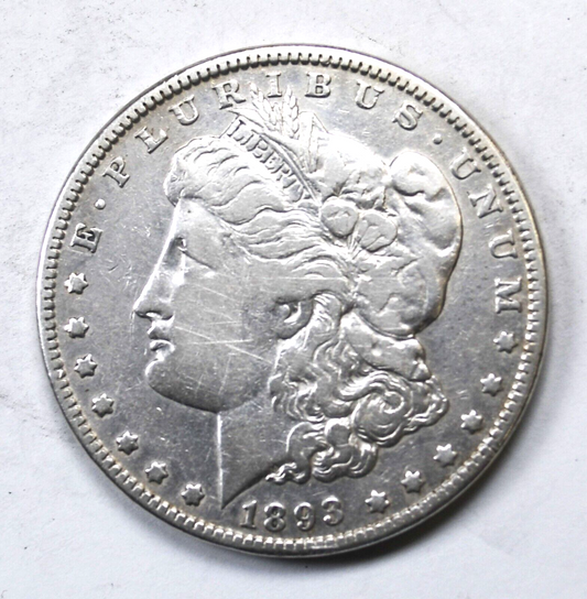 1893 $1 Morgan Silver One Dollar Rare Philadelphia