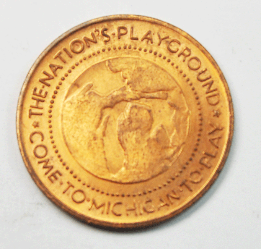 1933 Michigan So Called Dollar SC-473 Uncirculated A Century of Progress 33mm