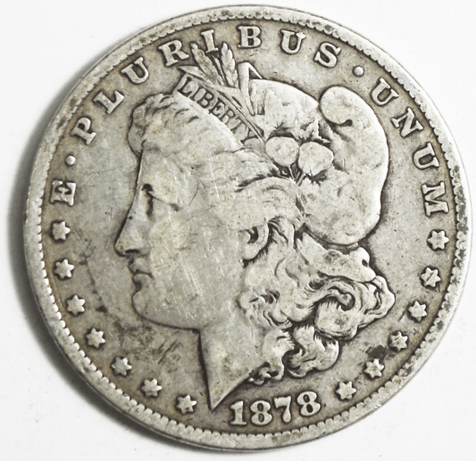 1878 7TF $1 Morgan American Silver One Dollar US Philadelphia