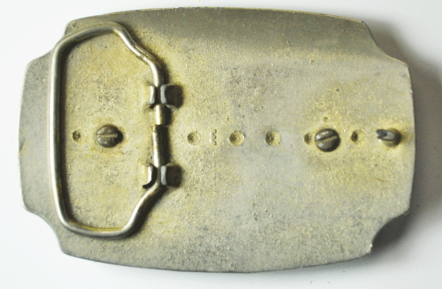 1897 Morgan Silver $1 US Belt Buckle Floral 3-3/4" x 2-1/2"  45mm Belt
