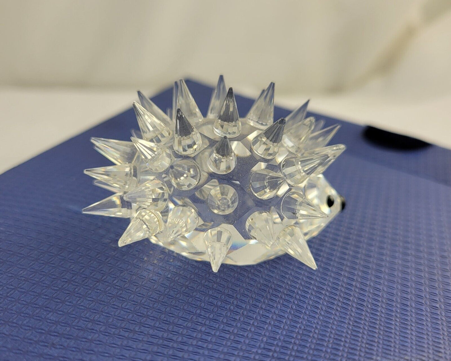Swarovski Crystal Porcupine Figurine Austria No Box 2  1/2" Long