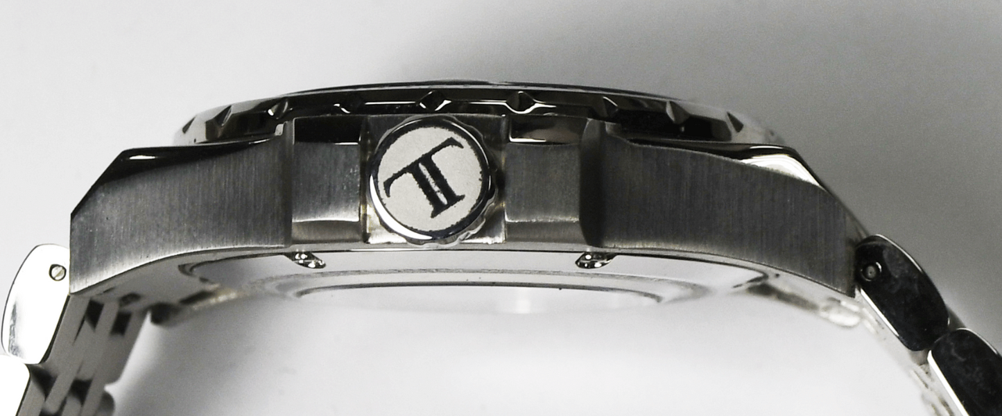 Men's Jerome Lemars Blue 100m Automatic 26J 45mm Stainless JL-6232