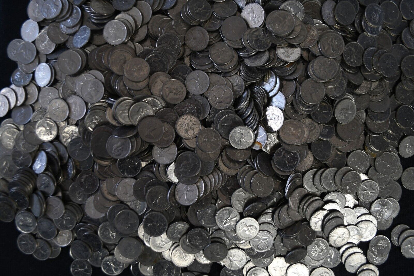 2900pc Canada 25c Twenty Five Cents Quarter Lot $725 Face Value 1968-Present