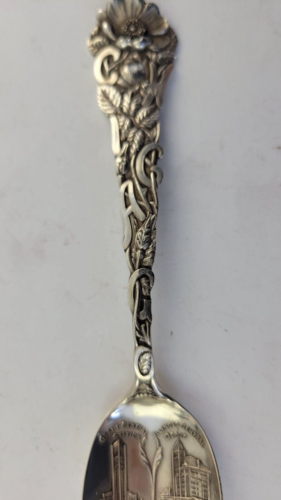 Chicago Sterling Silver 5 1/8" Souvenir Spoon .51oz. by Watson La Salle