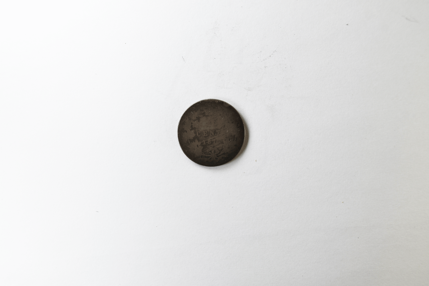1872 25c Canada Silver Quarter Dollar
