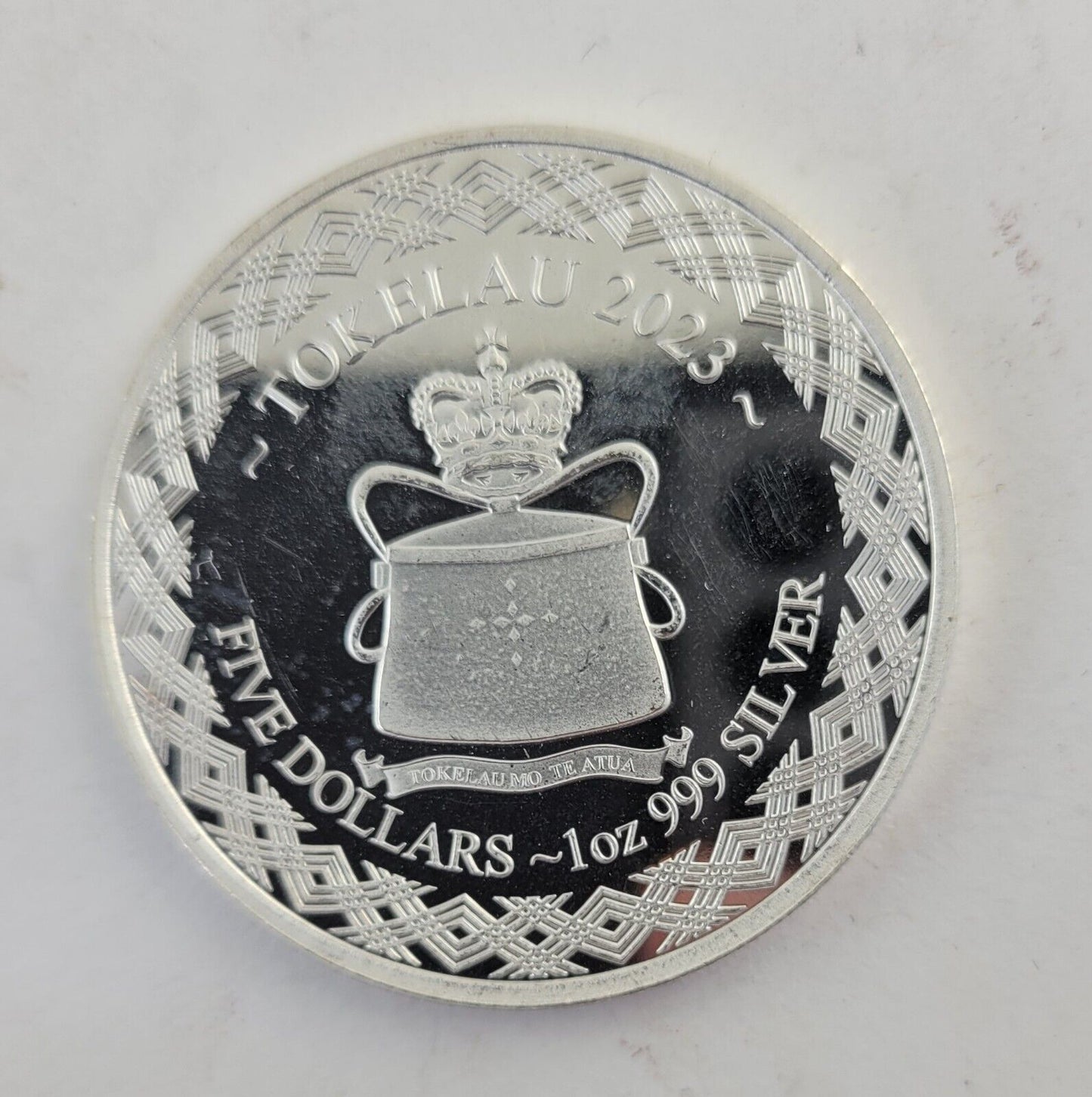2022 Tokelau $5 Virgo Zodiac Symbol 1oz .999 Fine Silver Astrology Coin