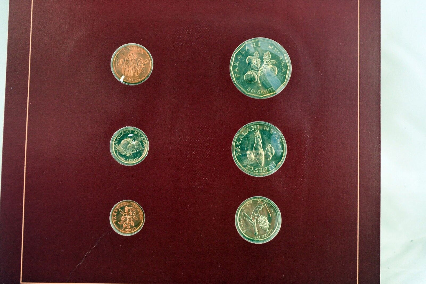 Coin Sets of All Nations Franklin Mint Kingdom of Tonga 1990, 91