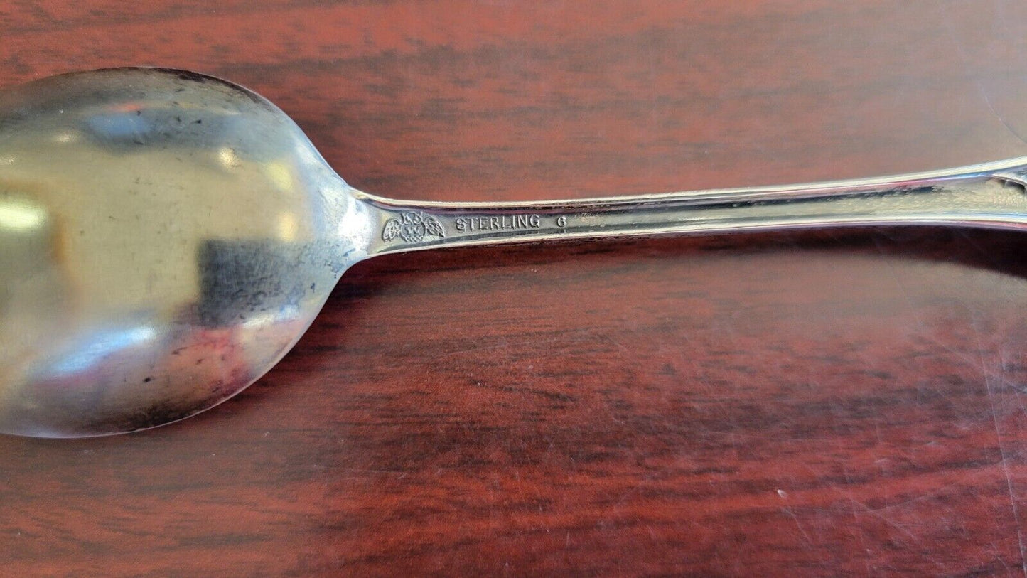 F.H.N.S School Buildings Hays Kansas Sterling Souvenir Spoon 5 5/8" .55oz.