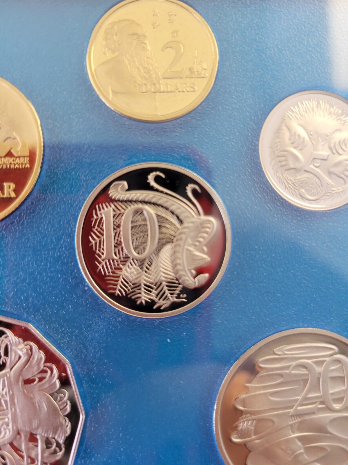 1993 Australian 6 coin proof set, $2 Coin, Water Quality, Wildlife w/Paperwork