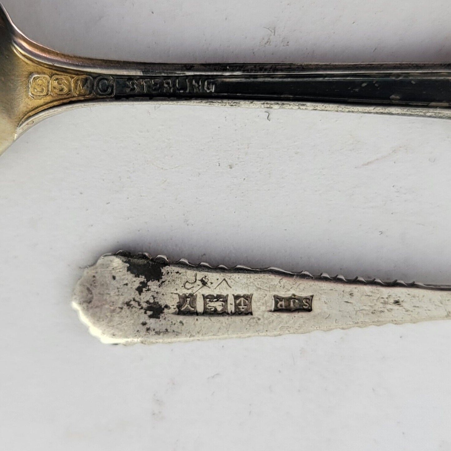 Vintage Sterling Silver Lot of 3 Salt Spoons SSMC