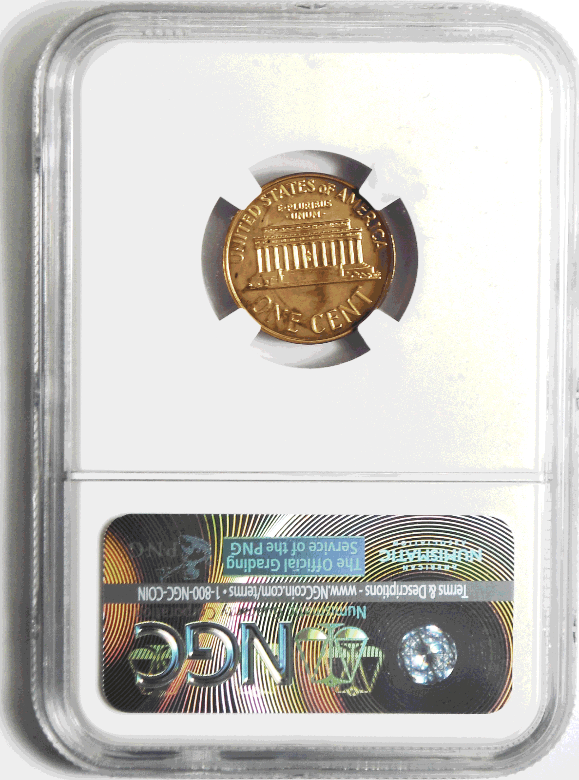 1962 1c Proof Lincoln Memorial Cent One Penny NGC PF66 RD Gem Unc