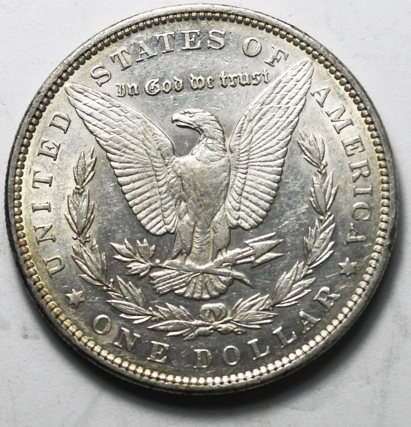 1891 $1 Morgan Silver One Dollar Philadelphia AU