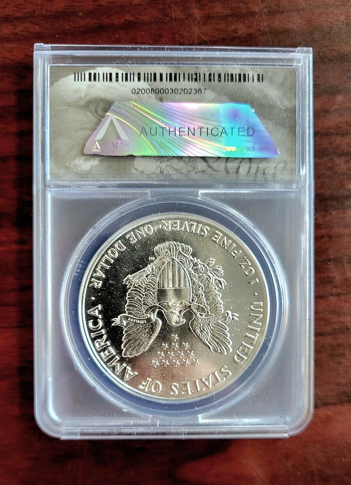 1988 $1 American Silver Eagle ANACS MS69 Silver Dollar .999 Fine Silver 1oz.