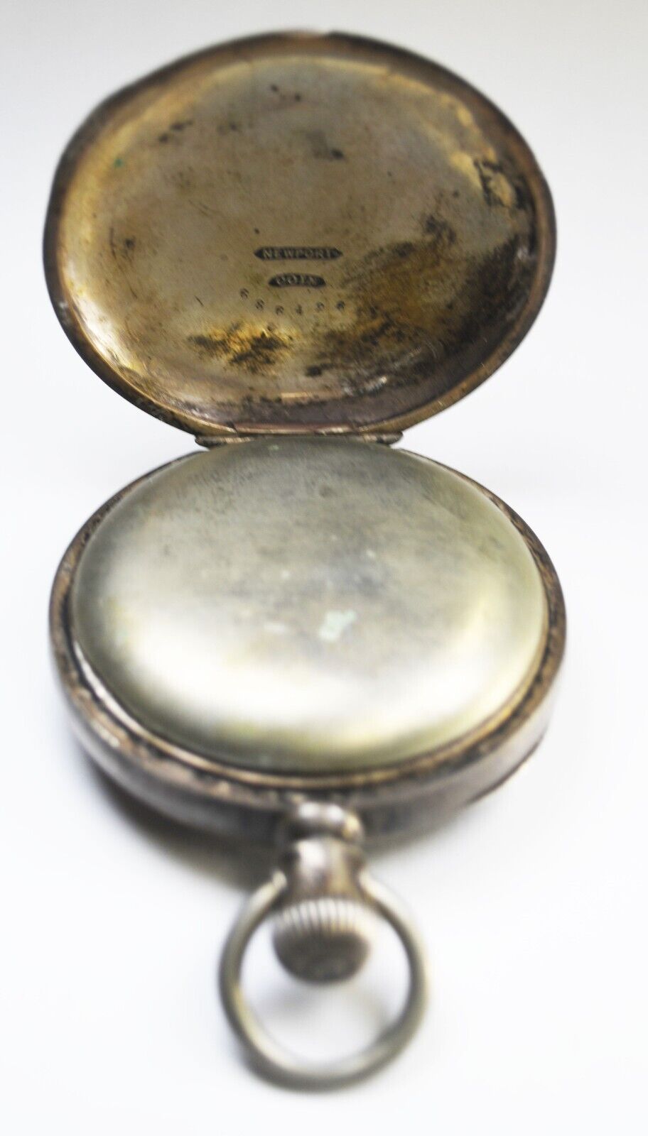 1890 Elgin Size 18 Open Face Coin Silver Case Pocket Watch 385