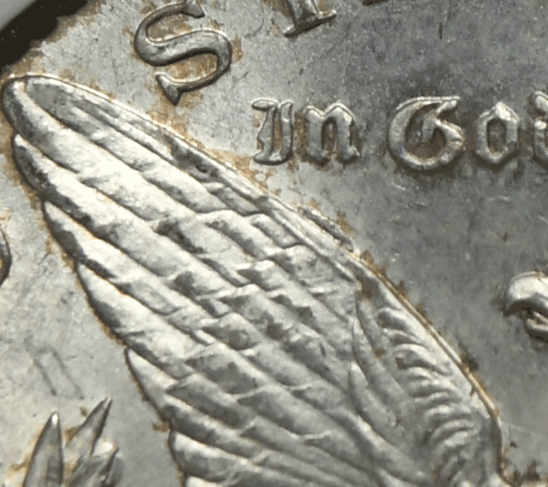 1889 $1 Morgan Silver Dollar MS62 NGC Uncirculated Philadelphia VAM 19A Bar Wing