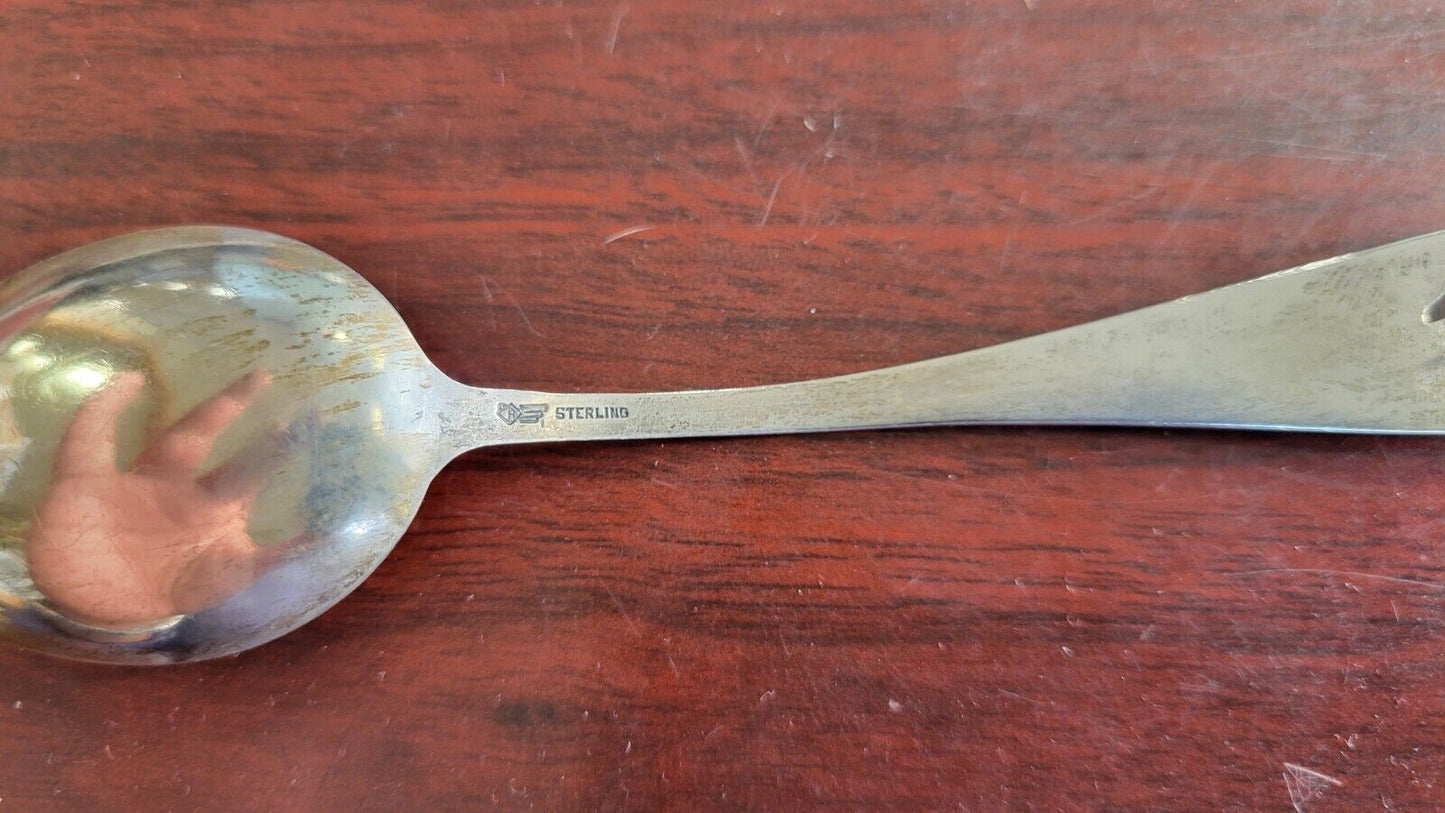 Yellowstone Nat. Park Sterling Silver 5 5/8" Souvenir Spoon .49oz. Wildlife