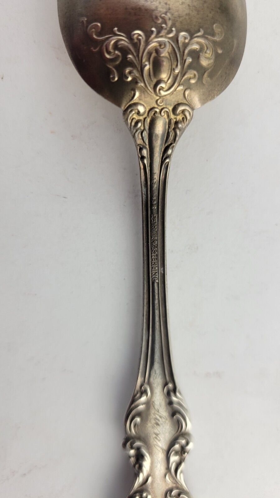 1900 Kansas City Missouri Sterling 5 7/8" Souvenir Spoon w/Goldwash Bowl. 67oz.