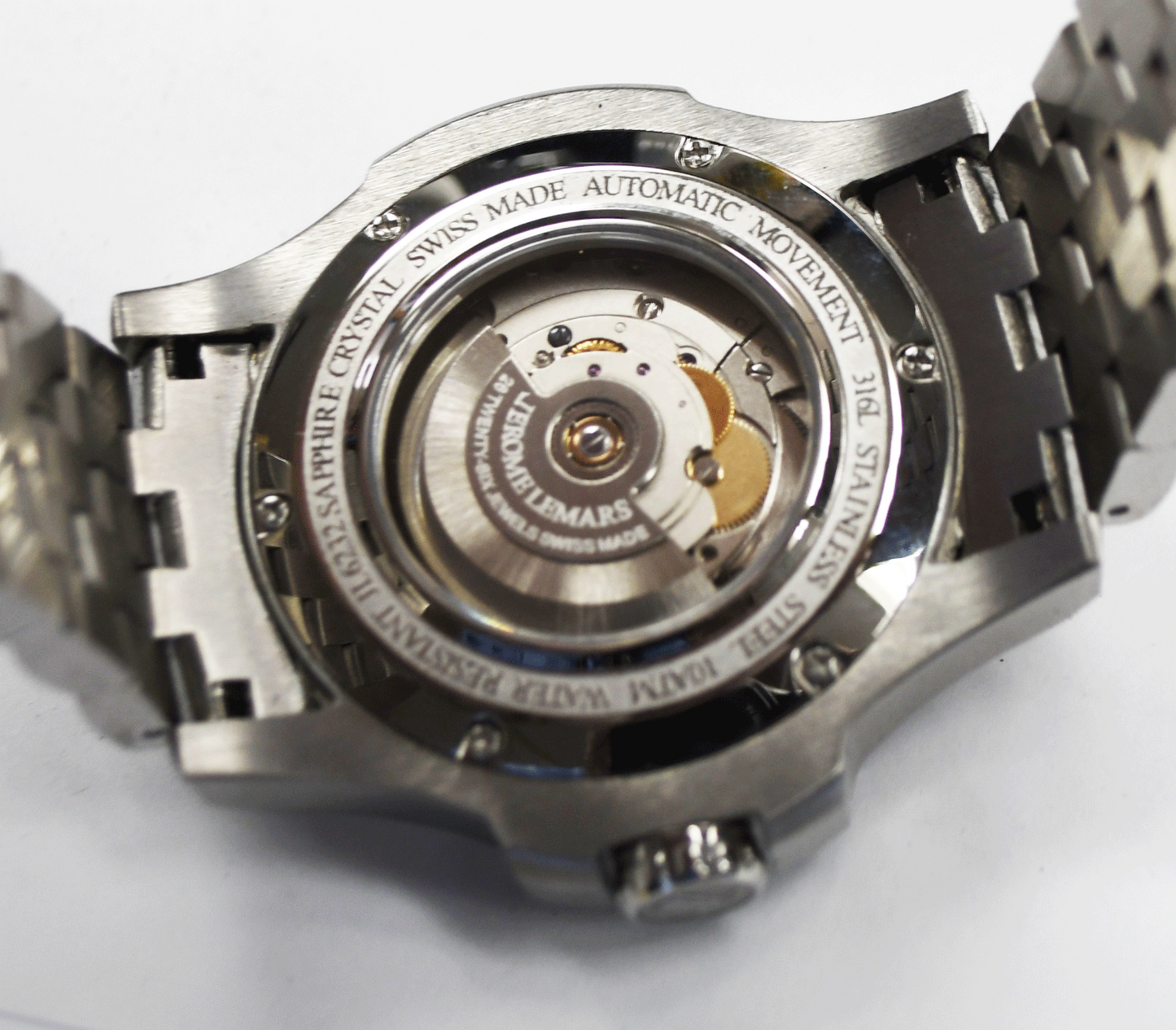 Men's Jerome Lemars Blue 100m Automatic 26J 45mm Stainless JL-6232