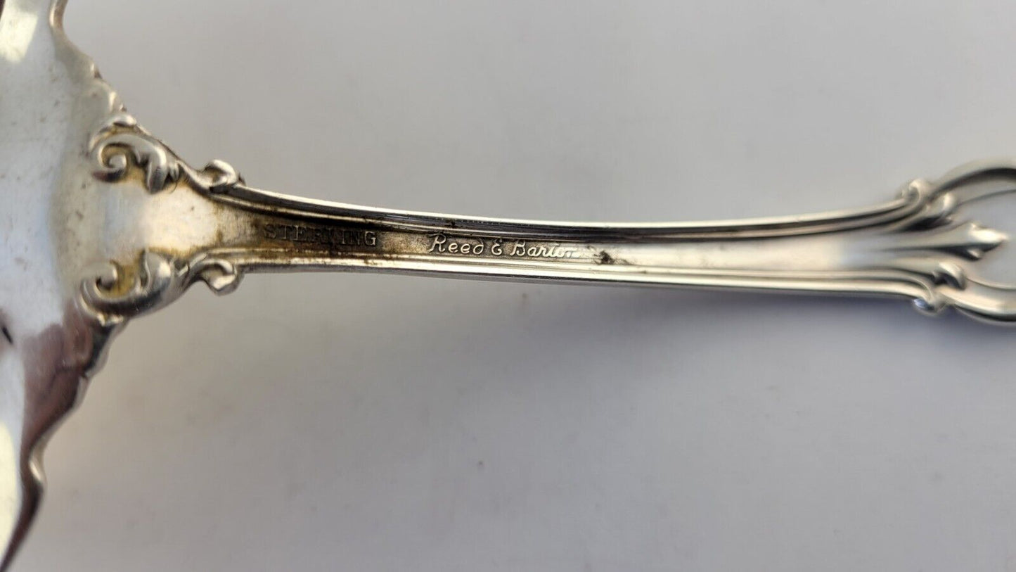 Marlborough By Reed & Barton Sterling Solid Gravy Ladle 6 5/8" Silver 2.2oz