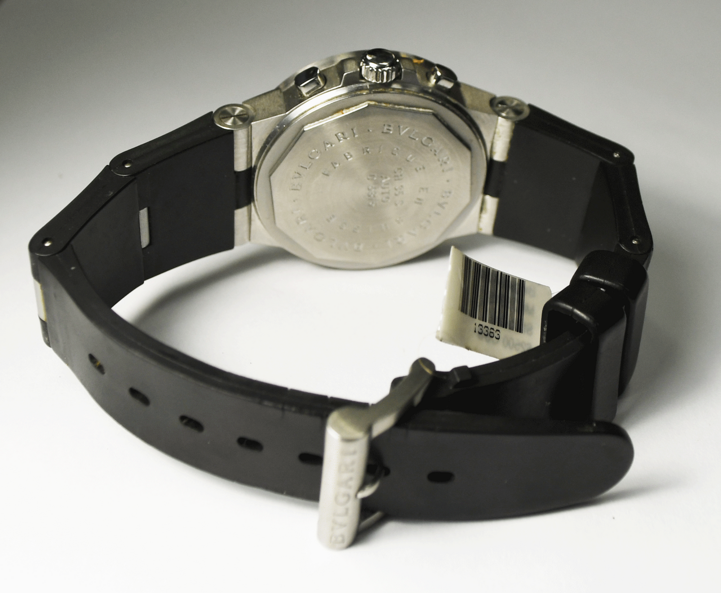 Men's Bvlgari Automatic 36mm Stainless CH35S Black Dial Diagono Chronograph