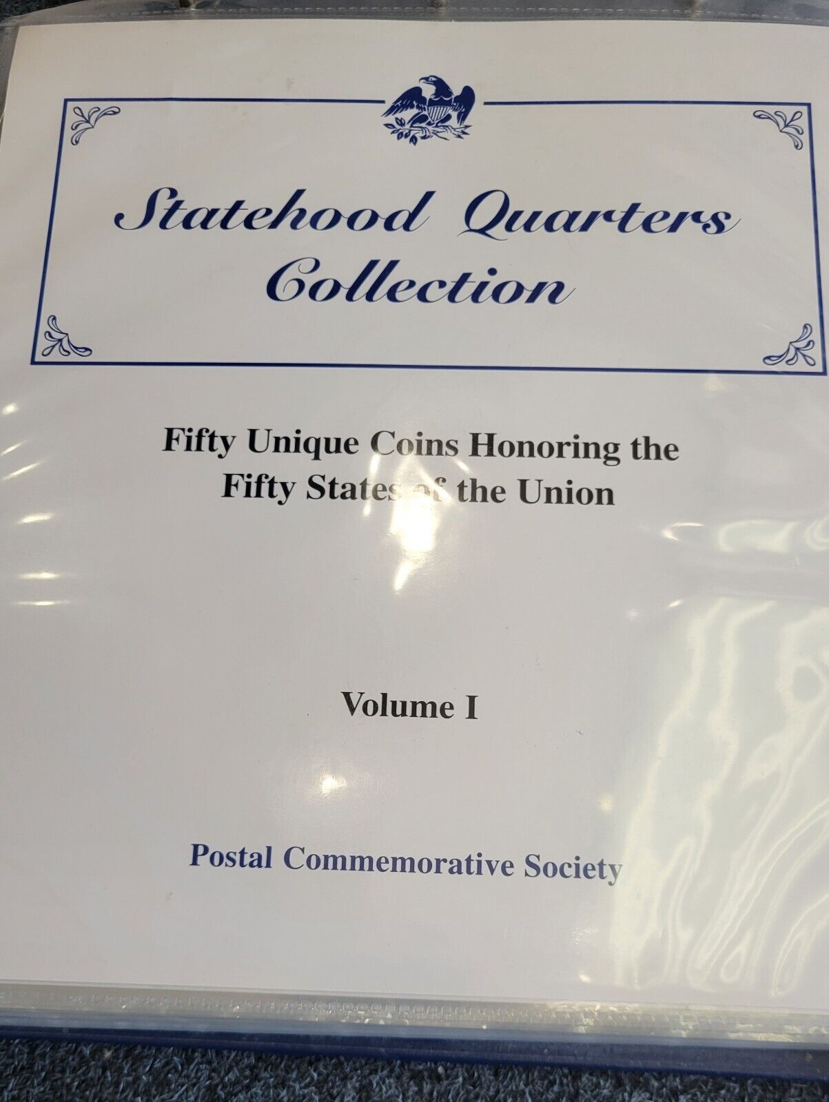 Statehood Quarters Collection, Complete Vol 1 & 2 Postal Commemorative Society