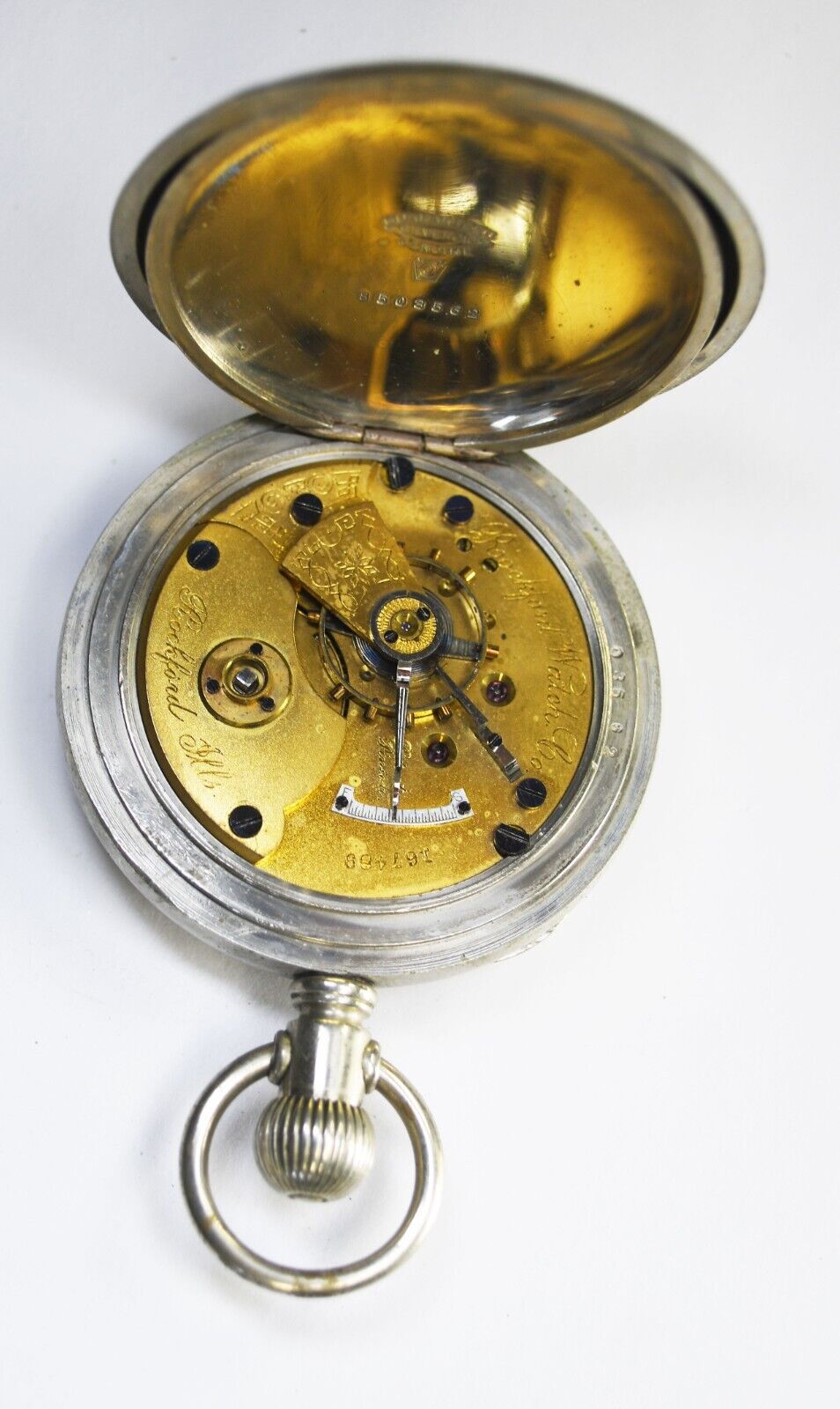 1883 Rockford Size 18 Open Face Case LS Pocket Watch Transitional