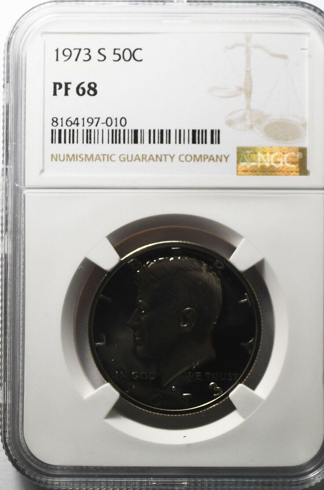1973 S 50c Kennedy Half Dollar NGC PF68 Proof San Francisco