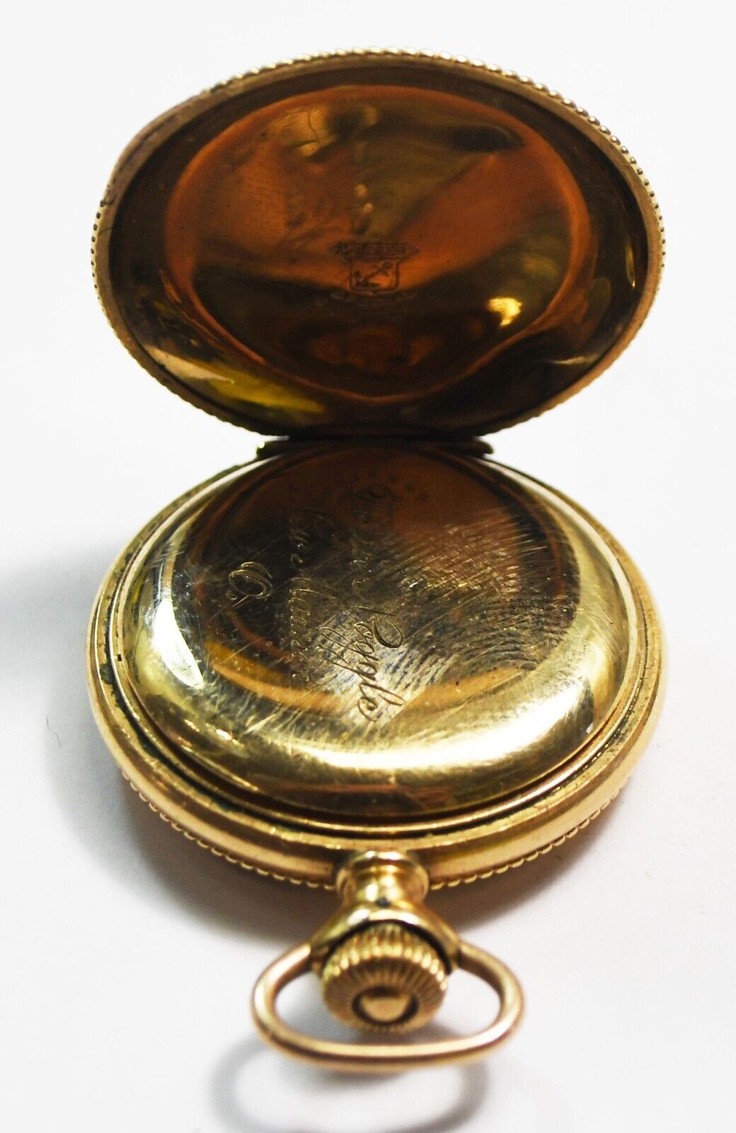 1899 Hampden Molly Stark Size 3/0 Dueber Special GF Hunters Case Not Running