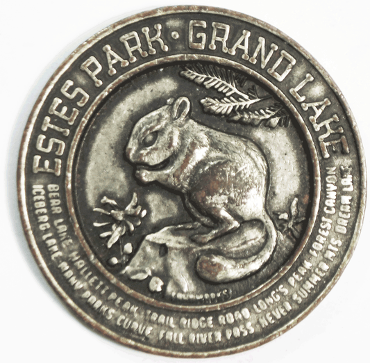 Estes Park Grand Lake Rocky Mountain National Park 38mm Medal