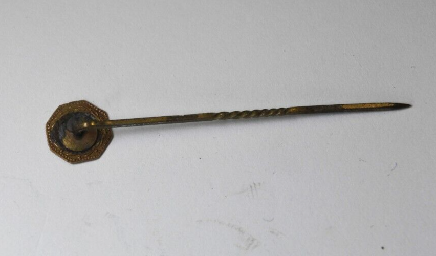 1856 California Gold Token Wreath Indian Push Pin 10mm 2-1/8"