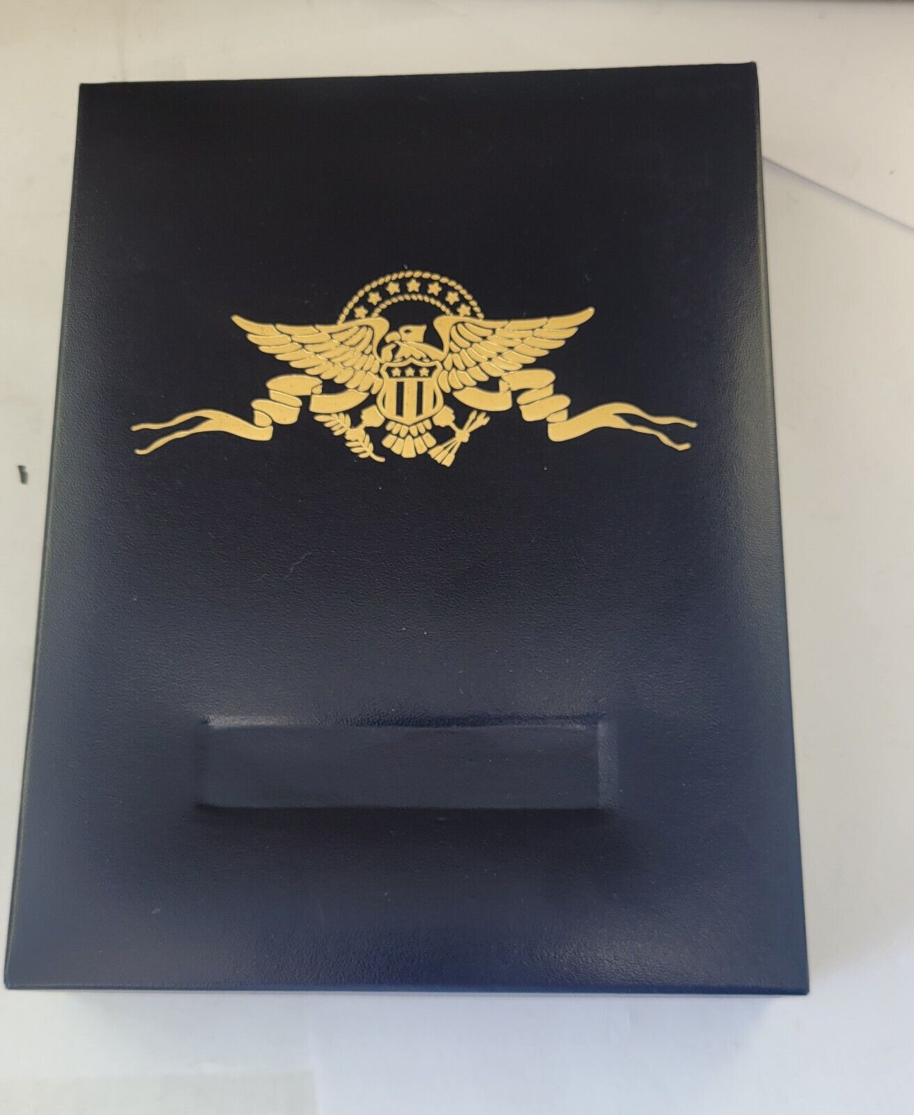 John F Kennedy Half Pound Silver Plated Commemorative w/1964 90% Half Dollar