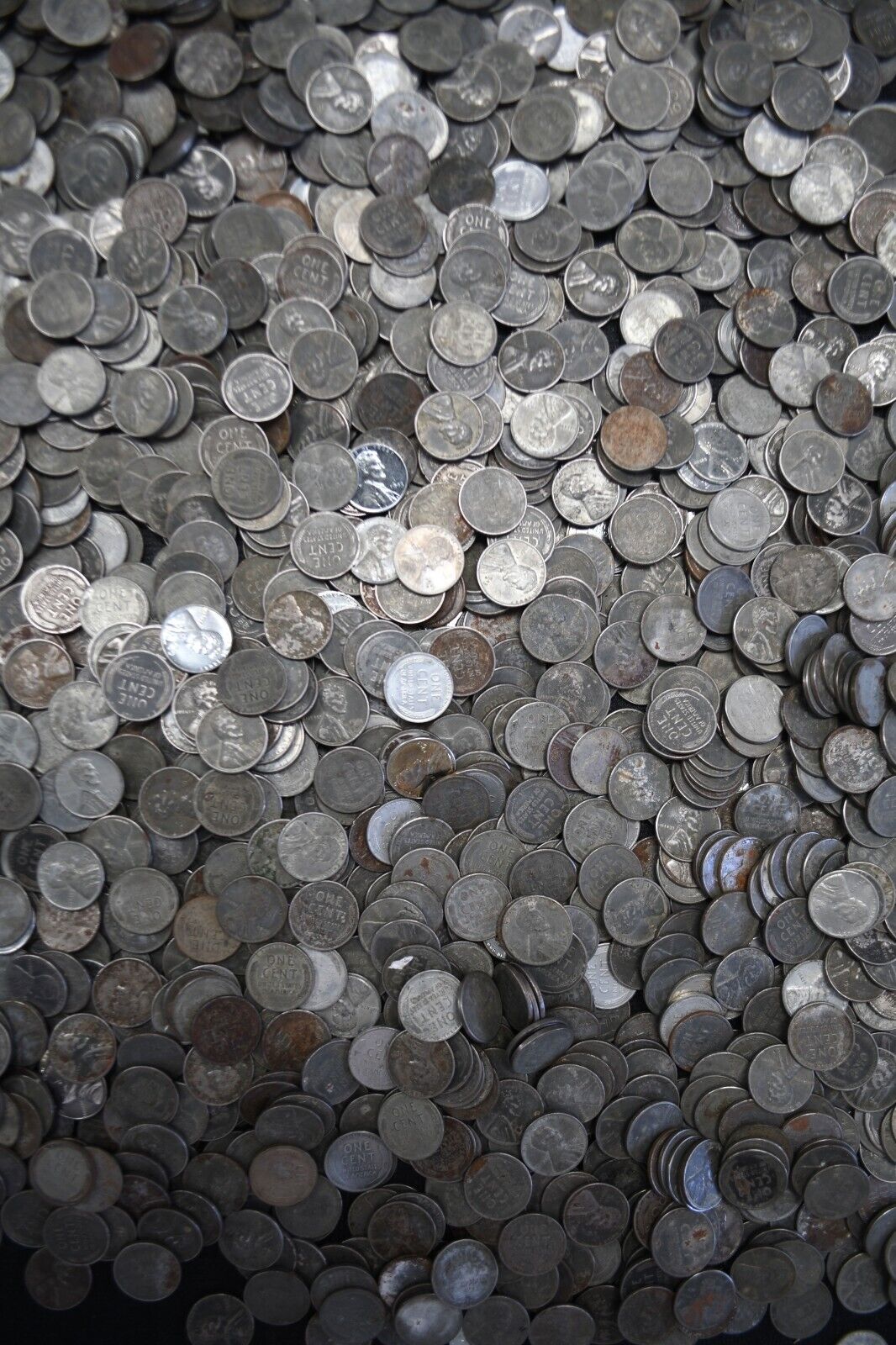 2100pc  1943 1c Lincoln One Cent Wheat Steel War Pennies PDS