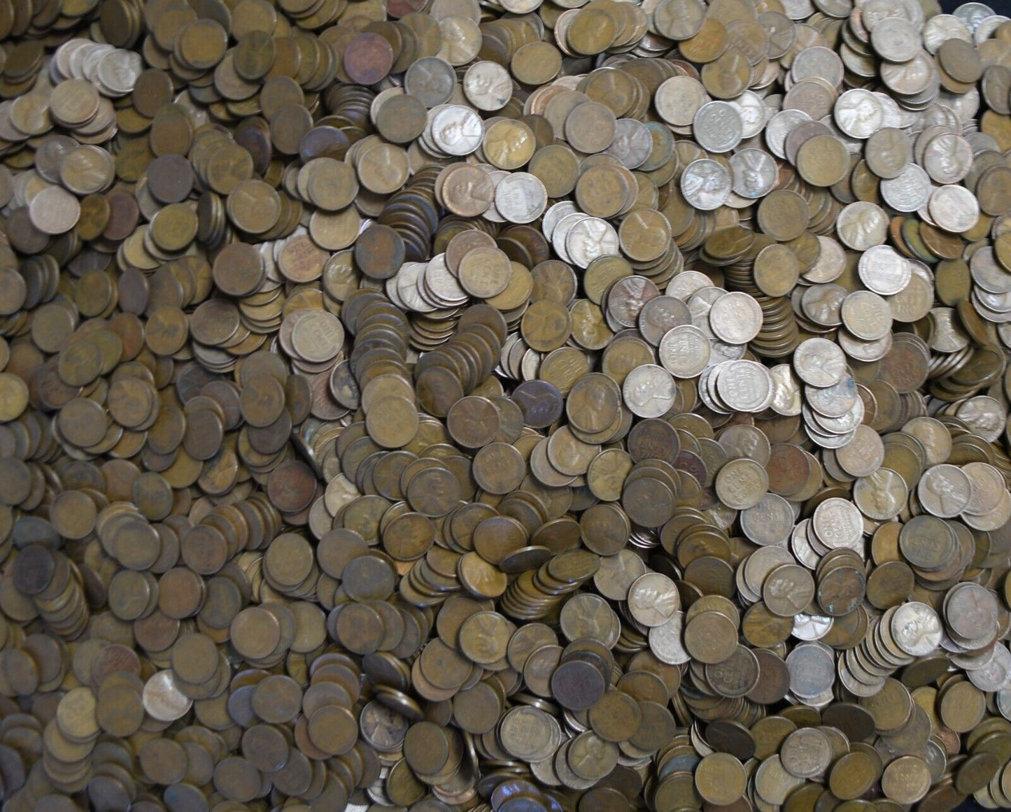 5000pc S 1c Lincoln One Cent Wheat Pennies All San Francisco Common Date