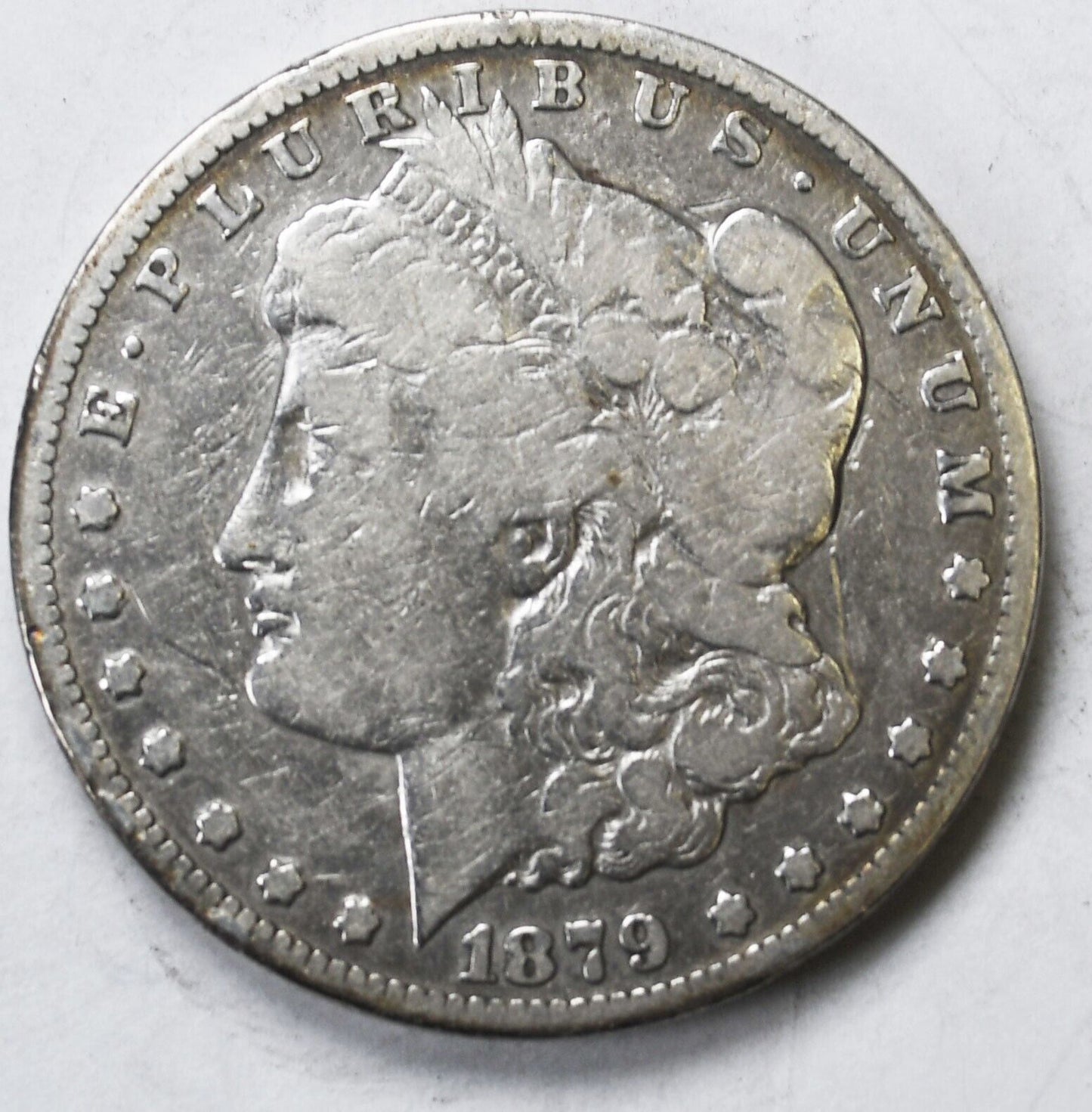 1879 CC $1 Morgan Silver One Dollar Rare Carson City VAM 6 Crumbled Stars