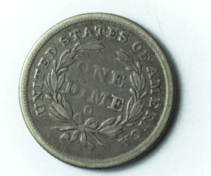 1840 O 10c Seated Liberty Silver Dime Ten Cents New Orleans No Drapery