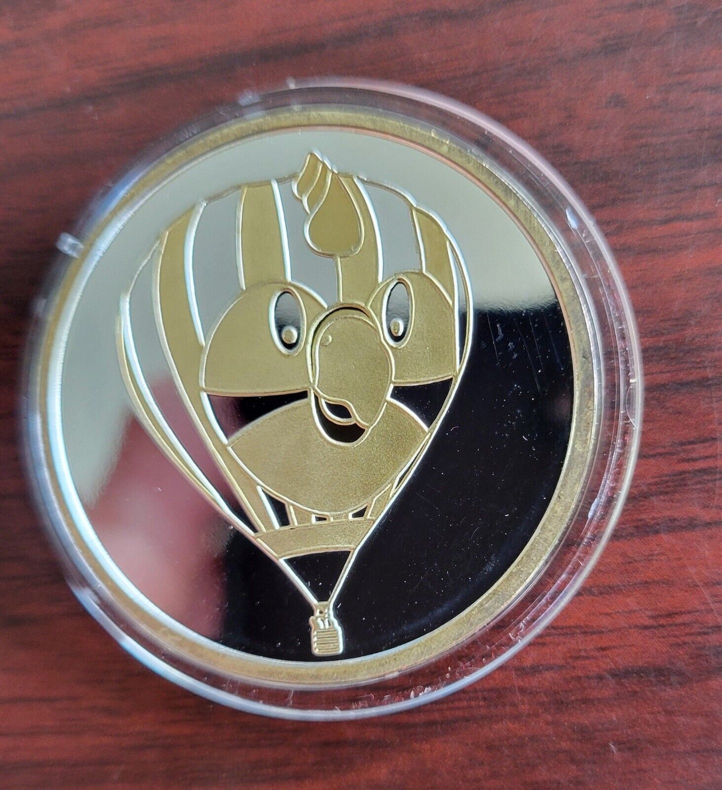 2005 Albuquerque Special Shape Rodeo Hot Air Balloon 1oz .999 Fine Silver Round