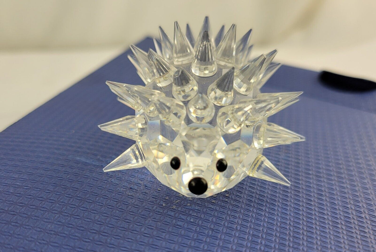 Swarovski Crystal Porcupine Figurine Austria No Box 2  1/2" Long