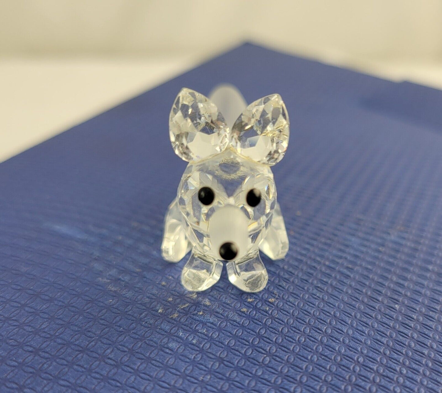 Swarovski Crystal Running Fox Figurine 7677 NR 055 Austria No Box 2 1/2" Long
