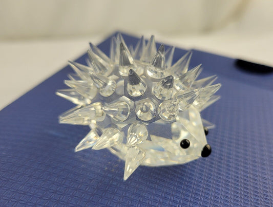Swarovski Crystal Porcupine Figurine Austria No Box 2  1/2" Long