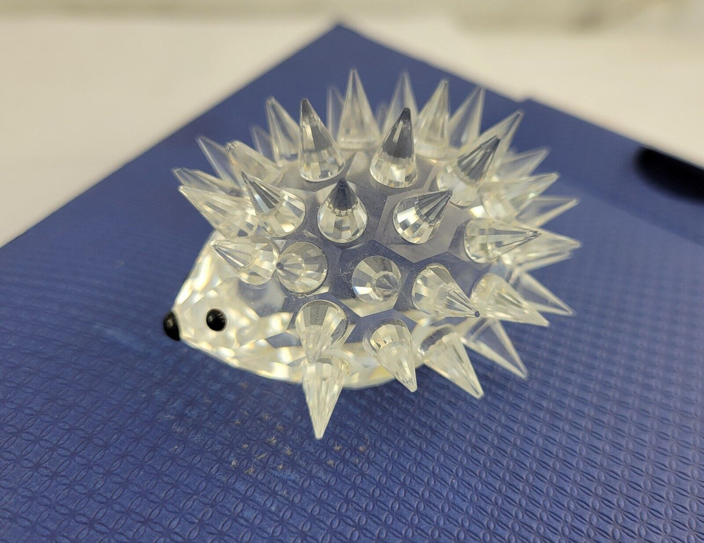 Swarovski Crystal Porcupine Figurine Austria No Box 2  1/2" Long