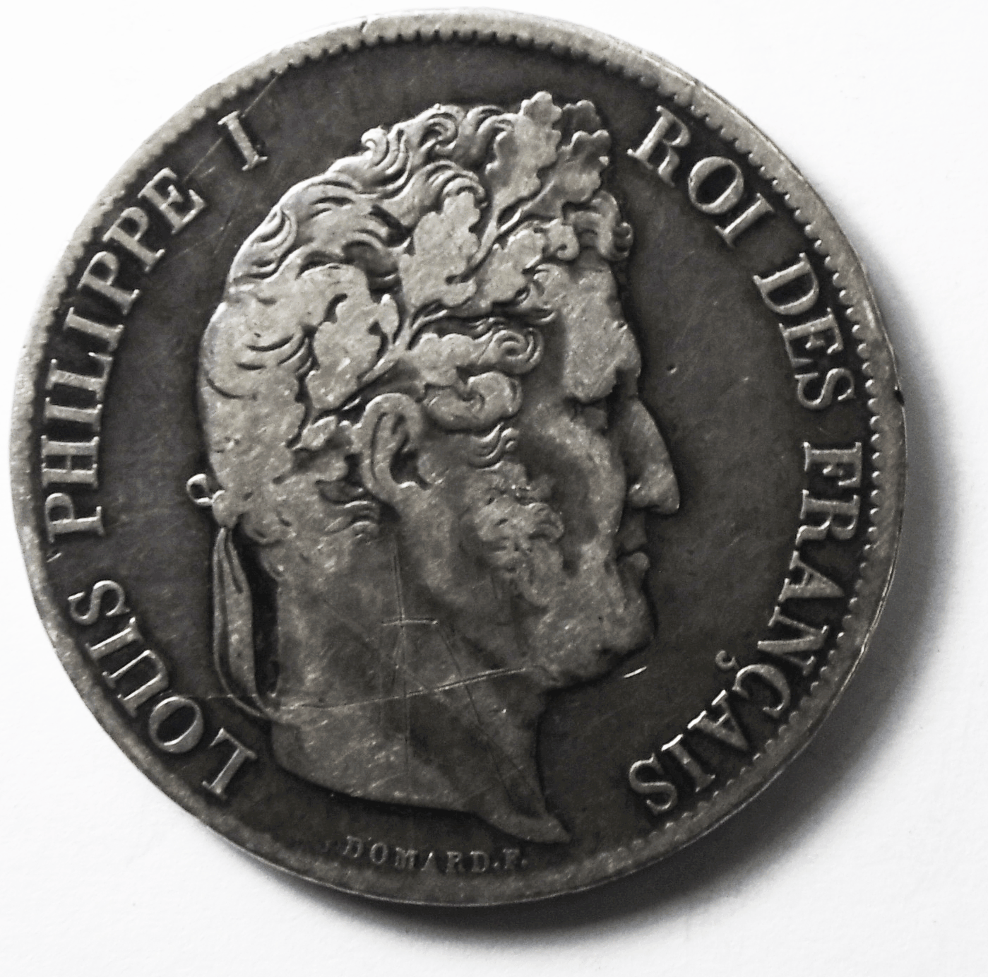 1845 BB France 5 Five Francs KM# 749.3