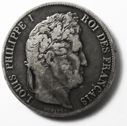 1845 BB France 5 Five Francs KM# 749.3