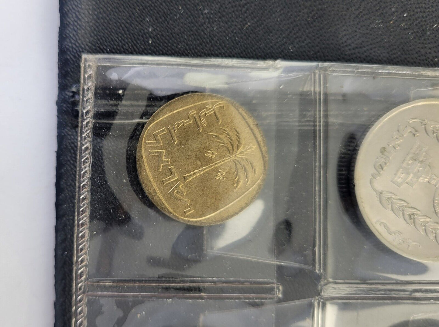 1963 Uncirculated Coins of Israel Six Coin Set w/inverted Agurah Coin