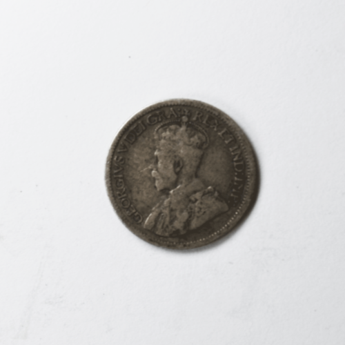 1915 Canada 10c Ten Cents Silver Coin Dime KM# 23