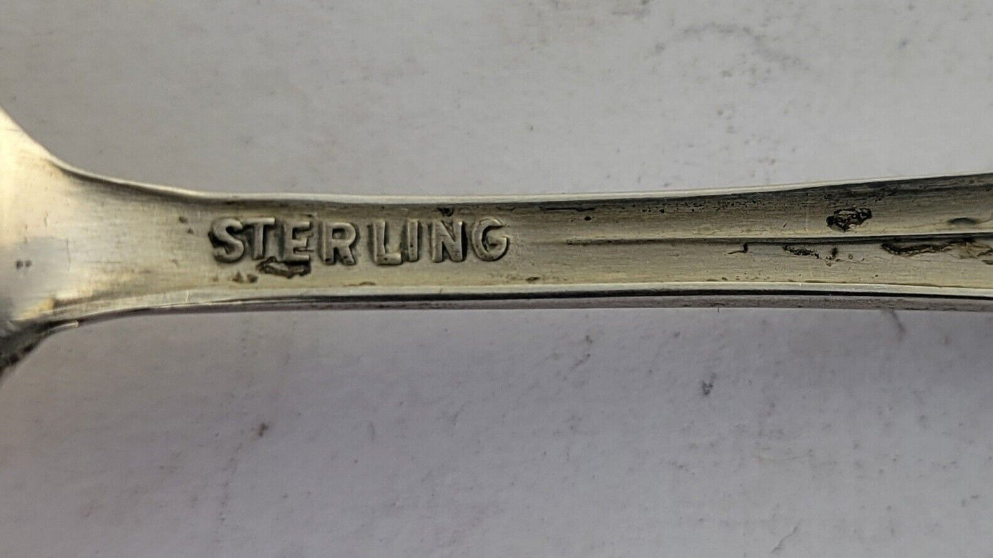 Arkansas State Sterling 5 5/8"  Souvenir Spoon by Watson .65oz. Native American
