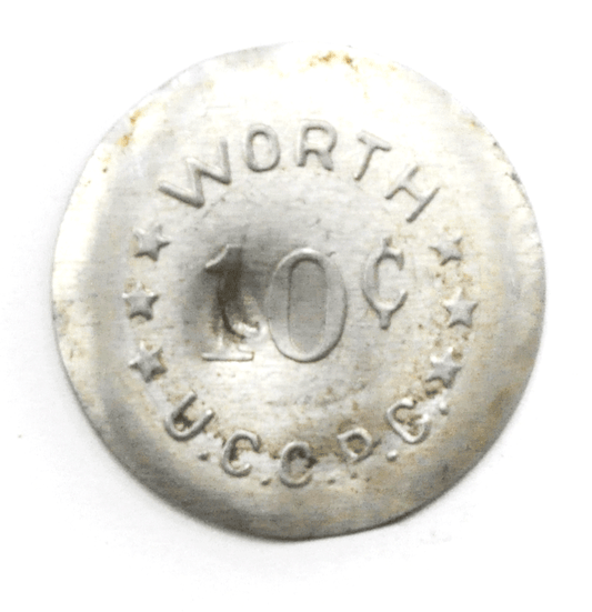 U.C.C.P.C. Worth 10c Ten Cents Trade Token 26mm