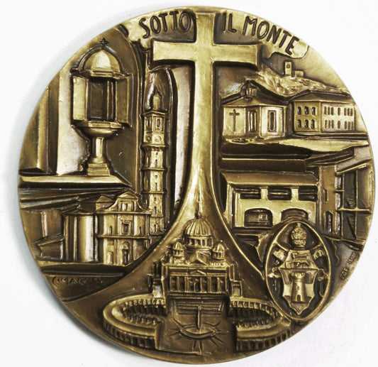 2000 Pope Giovanni XXIII Medal Roma 60mm High Relief Medal Beato