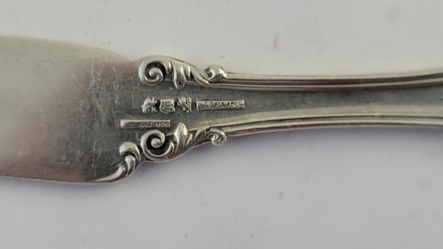 Marlborough By Reed & Barton Sterling Butter Spreader 5 7/8" Silver .83oz.