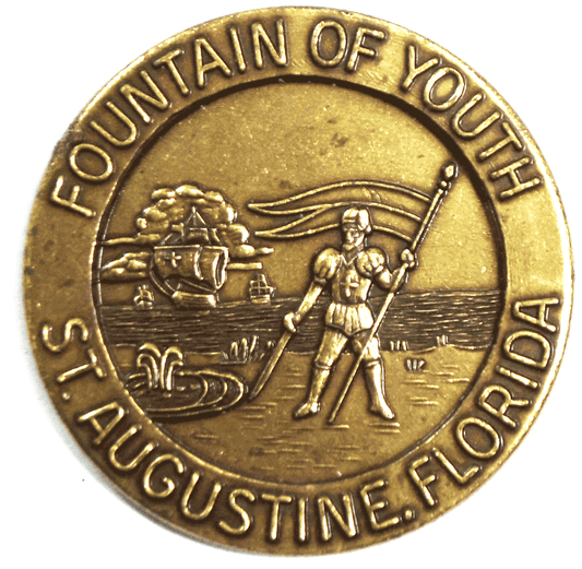 Fountain of Youth St Augustine Florida 27mm Medal Token